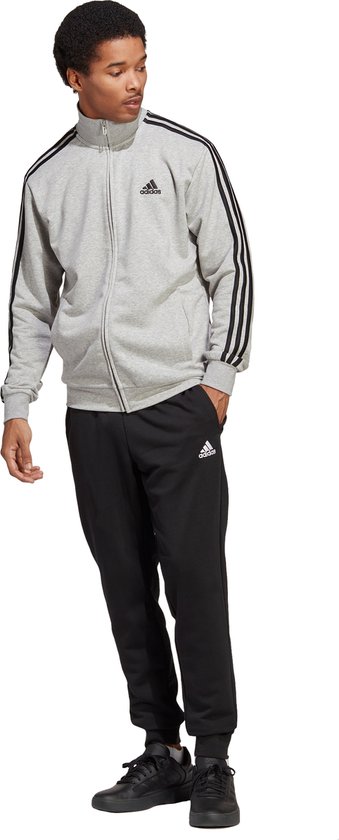 Adidas Sportswear Basic 3-Stripes French Terry Trainingspak - Heren