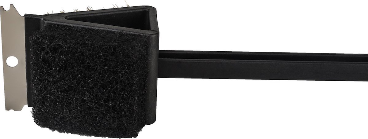 Buccan 3-in-1 Barbecue Brush - Black