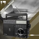 Draagbare Radio AM FM SW Wereld Ontvanger Radio met DSP Ondersteuning U Disk/Sd-kaart Klok Wekker voor Ouderen