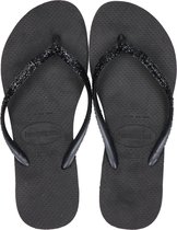 Havaianas SLIM GLITTER II - Zwart - Maat 37/38 - Dames Slippers