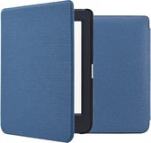 iMoshion Ereader Cover / Hoesje Geschikt voor Tolino Page 2 - iMoshion Canvas Sleepcover Bookcase zonder stand - Donkerblauw