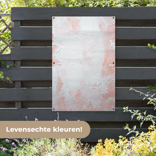 Affiche jardin - Toile Posters de jardin extérieur - Peinture - Abstrait - Design - 80x120 cm - Jardin