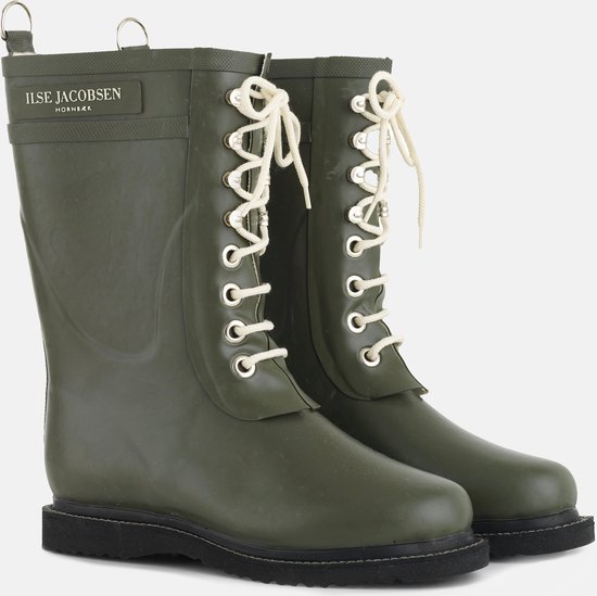 Ilse Jacobsen Rub15 dames regenlaars - Groen - Maat 37