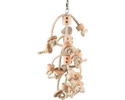 Flamingo Sully - Speelgoed Vogel - Vs Sully Touw Natuur 50cm - 1st - 127249 - 1st