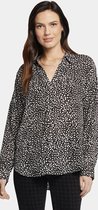 NYDJ Becky Blouse Zwart Stippenprint | Dillon Dots