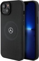 Mercedes-Benz Crossed Lines Back Case (MagSafe Compatible) - Geschikt voor Apple iPhone 15 (6.1") - Zwart