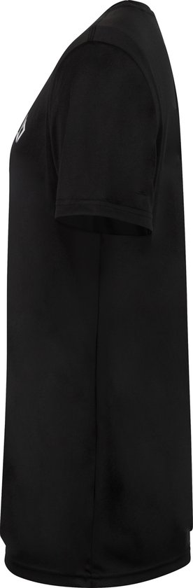 JUSS7 Intense Sportshirt Heren - Hardloopshirt Korte Mouwen - Dry-Fit & Ademend - Lichtgewicht Trainingsshirt - Zwart - Maat S