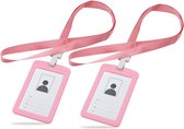ID-badgehouder met kaarthouder, portemonnee en afneembaar sleutelkoord
