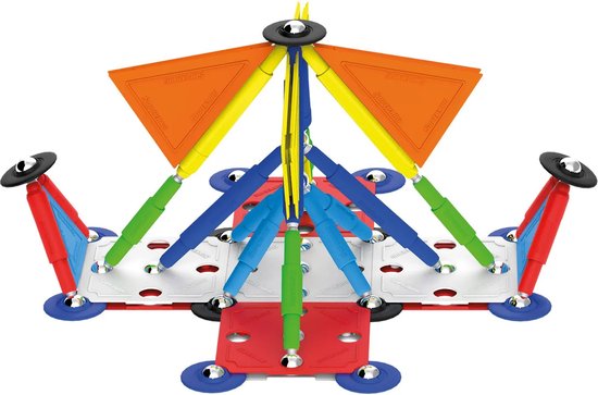 Magneet speelgoed Supermag Multicolor 85 SM0658 Multikleur