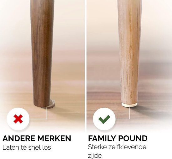 16 stuks vloerbeschermers voor stoelpoten, vierkante stoelpootdoppen met vilten pads, zwarte siliconen meubelpoothoes, voorkomt krassen en lawaai, geschikt voor B 22-30 mm, L 32-42 mm
