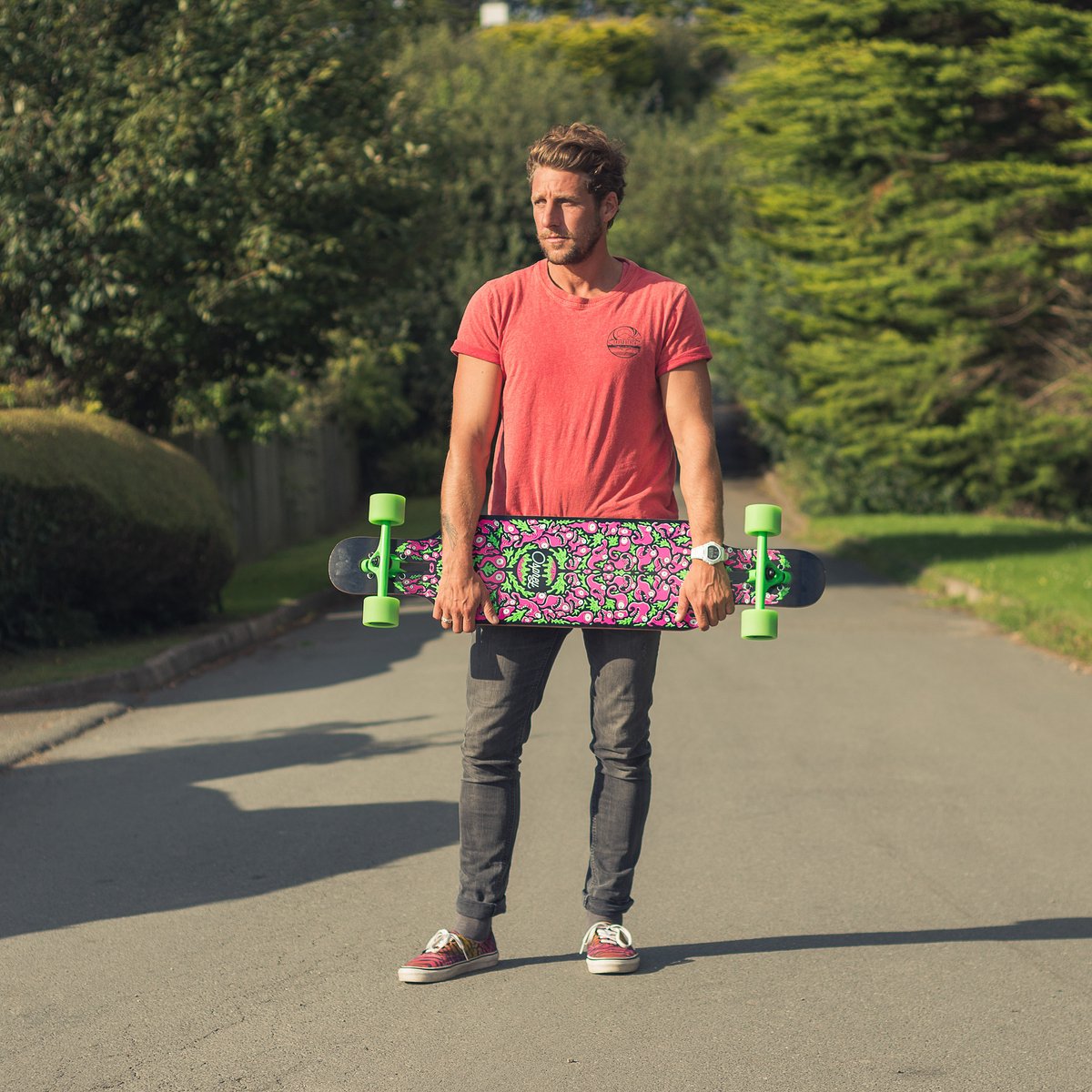 Osprey Character 39" Twin Tip Longboard - Drop-Through Trucks - ABEC 9 — afbeelding 8