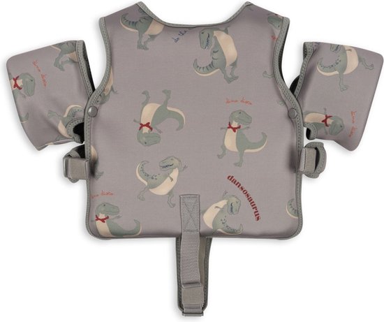MoKo Zwemvleugels Voor Kinderen – Cartoonpatroon, U-vormige Kraag, Dubbele Veiligheidssluiting, Fluitje, Geschikt Voor 22-66 Lbs, Voor Zwembad, Strand En Boot