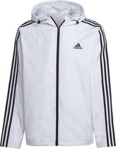 adidas Sportswear Essentials 3-Stripes Woven Windjack - Heren - Wit- 4XL