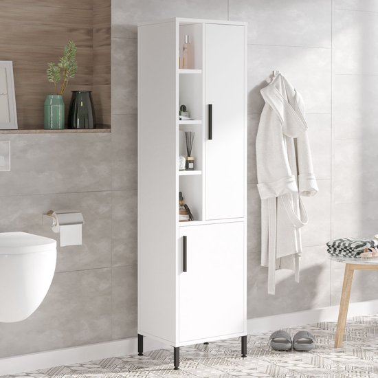 Apothekerskast Dispensa, antraciet, inbouwhoogte 1600-2000 mm - kast -inrichting.nl