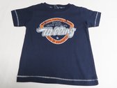 T shirt - Korte mouwen - Jongens - Marine - Football - 3 jaar 98
