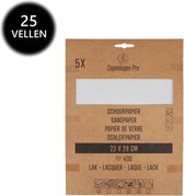 Papier de verre Copenhagen Pro - vernis & peinture - grain 400 - 25 feuilles - 28 x 23 cm