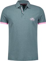 NZA New Zealand Auckland - Groene polo met roze accenten - Classic Green