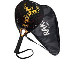 Raku® Padel Phoenix Series - Padel Racket - Padel - Padelrackets - Racket - Paddle - Carbon - Inclusief Padelzak