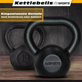 ScSPORTS Kettlebell 10 kg - Gietijzer - Zwart - Gewichten - Fitness en Krachttraining