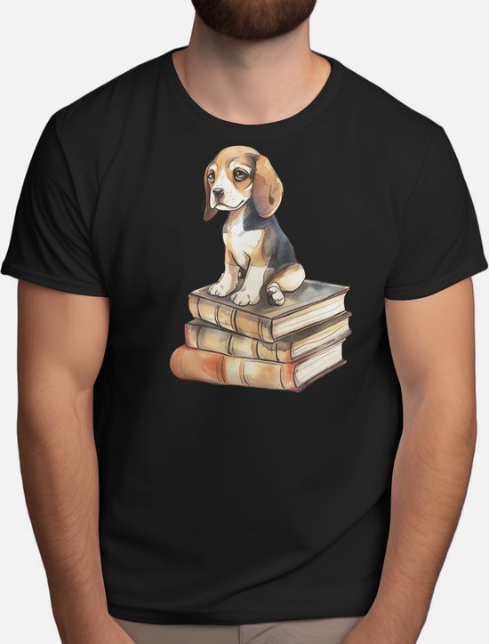 Beagle learns - T Shirt - dogs - gift - cadeau - puppies - puppylove - doglover - doggy - honden - puppyliefde - mijnhond - hondenliefde - hondenwereld - Books