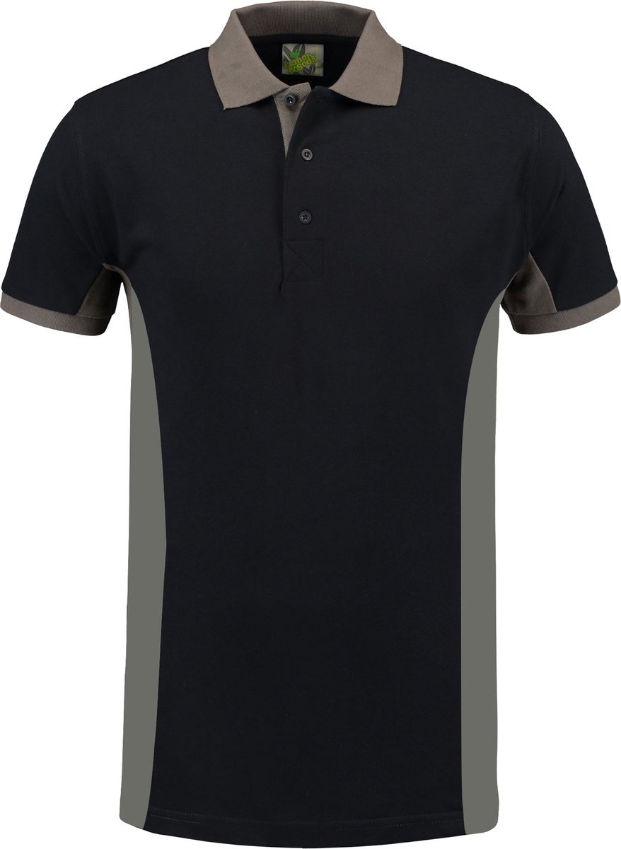 Lemon & Soda 4600 Unisex Regular Fit Polo-Black/PG-M