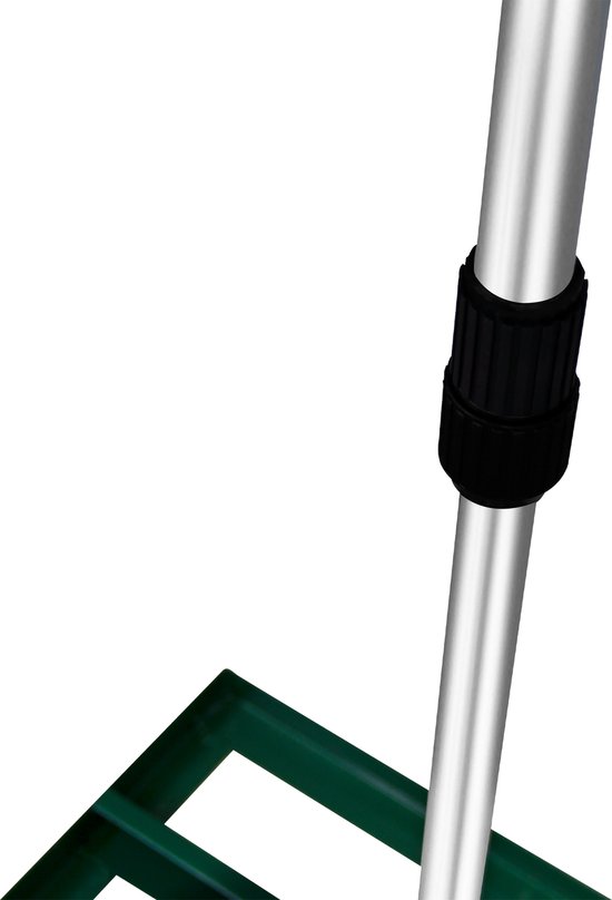 Niveleur de pelouse T-MECH - Râteau niveleur 50 cm - Manche réglable : 1,20 à 1,90 m - Manche Comfortable - Vert