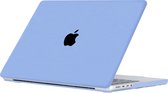 Lunso - Geschikt voor MacBook Air 13 inch M2 (2022) - case hoes - Candy Tranquility Blue - Vereist model A2681