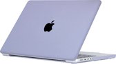 Lunso - Geschikt voor MacBook Air 13 inch M2 (2022) - case hoes - Candy Lavender - Vereist model A2681