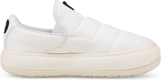 PUMA SELECT Suede Mayu Slip-On Canvas Sneakers Dames - Puma White / Marshmallow - EU