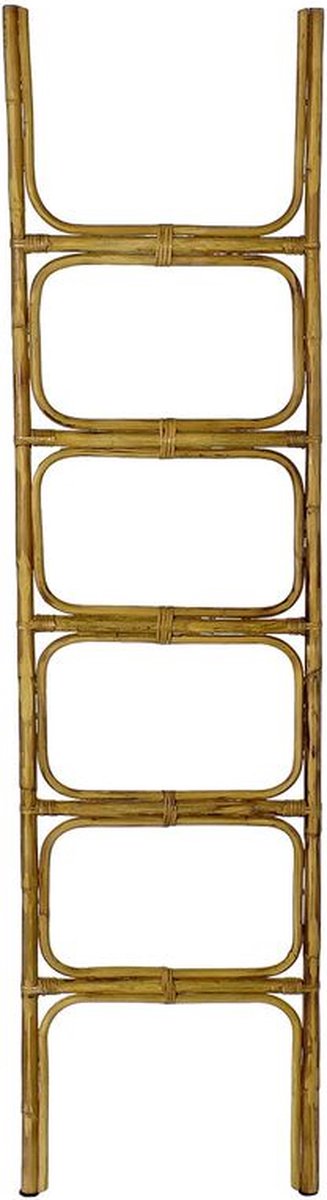 Losstaand handdoekenrek DKD Home Decor Bruin Rotan (40,5 x 2,5 x 159 cm)