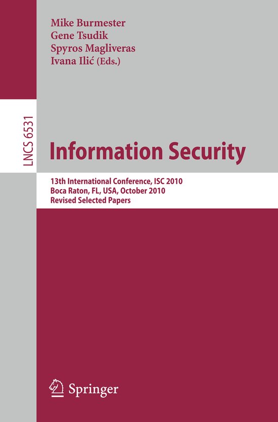 Information Security - cover