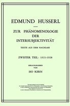 Husserliana: Edmund Husserl – Gesammelte Werke- Zur Phänomenologie der Intersubjektivität