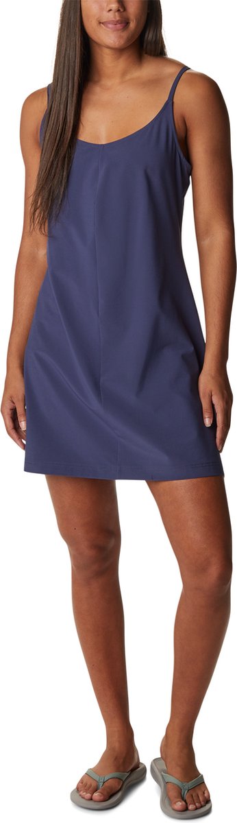 Columbia Pleasant Creek Jurk Dames Zomer Outdoorjurk Stretch Blauw
