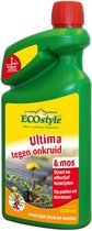 ECOstyle Ultima Onkruid & Mos Concentraat Onkruidverdelger - Paden & Terrassen - Bestrijdt Blad & Wortel - Werkt Binnen 3 uur - Onder Bomen & Struiken - 510 ML