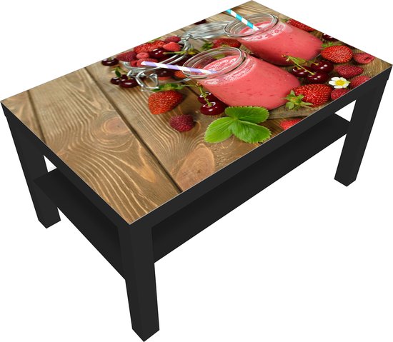 Nancy's Industriële Salontafel - Acaciahout - Koffietafel - Bijzettafel - Salontafels