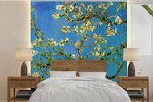 Behang - Fotobehang Amandelbloesem - Vincent van Gogh - Breedte 300 cm x hoogte 300 cm