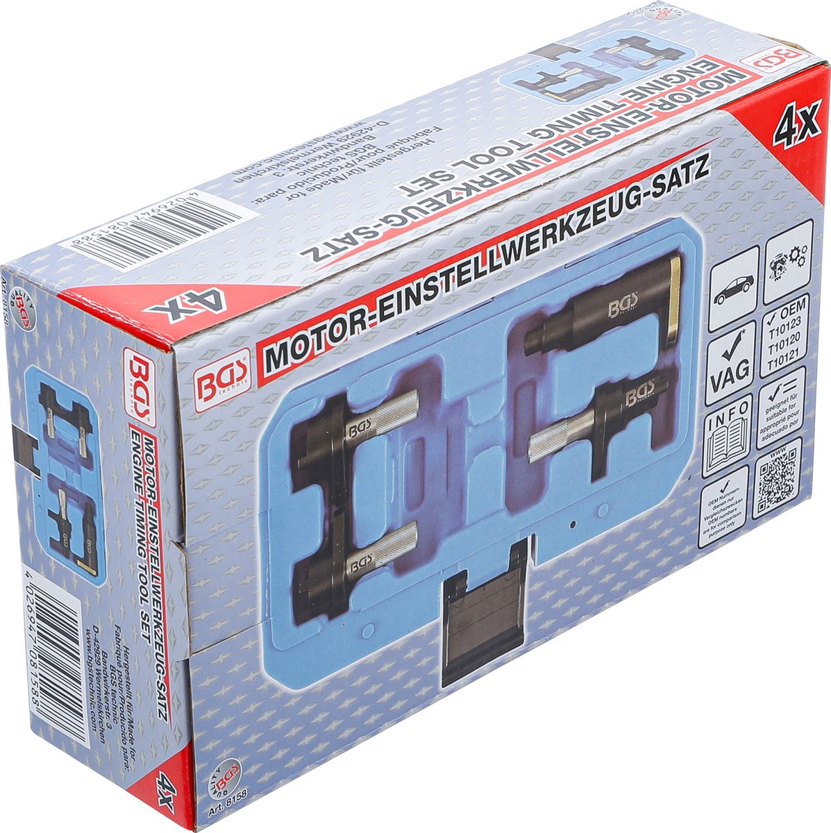 BGS Motorafstelset voor VAG