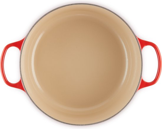 Le Creuset Signature Braad-/stoofpan - Ø 28 cm - kersen Rood