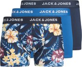 Jack & Jones Boxershorts Heren Microfiber JACFIESTA Print Sportondergoed 3-Pack - Maat L