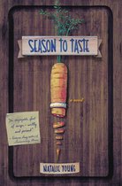 Boek kaft met een wortel met een ring eromheen, met "Season to Taste" erop.