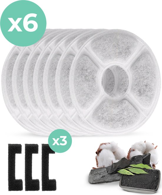 Cellavi XL 6 waterfilters & 3 filtersponsjes