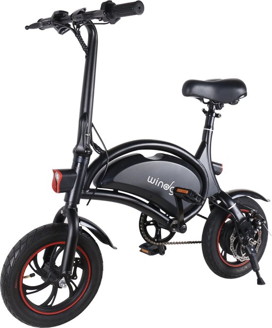 Windgoo - B3 Pro V2 - Elektrische Long-Range E-Bike met Trappers - E-bike - 25Km / H - Zwart