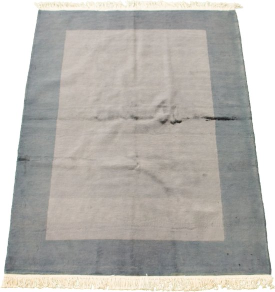 FinestPeshawarZiegler Pakistan Grijs Tapijt Handgemaakt