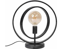Tafellamp Turn around | 43 cm | 1 lichts | charcoal | staande lamp / woonkamer | landelijk / modern / design / dressoir lamp