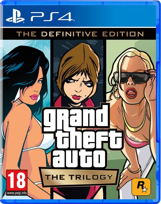 Rockstar GTA Trilogy - PS4 geen kleur