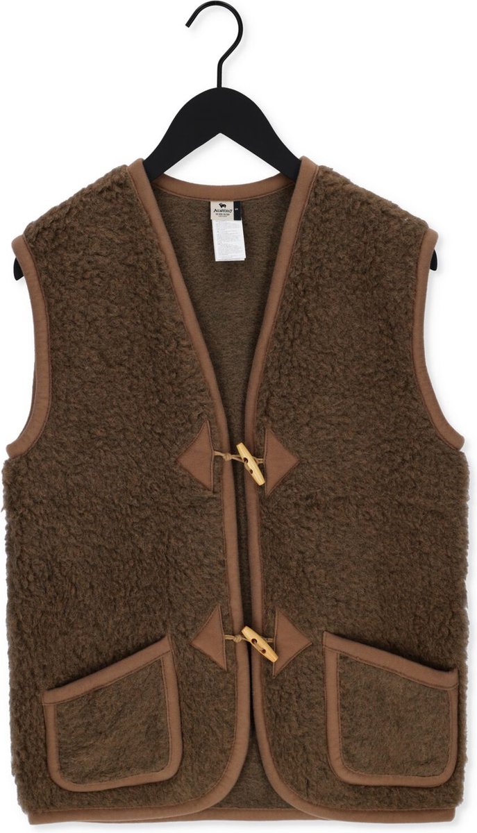 Alwero bodywarmer Alpen ADULT Bark Bruin