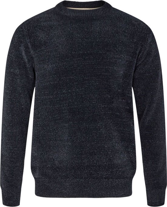 Anerkjendt Trui Sune Chenille Navy Heren Maat S Regular fit bol