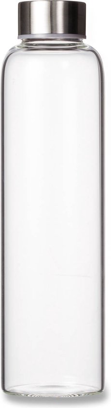 Blokker Glazen Drinkfles - Volwassenen - 600ml