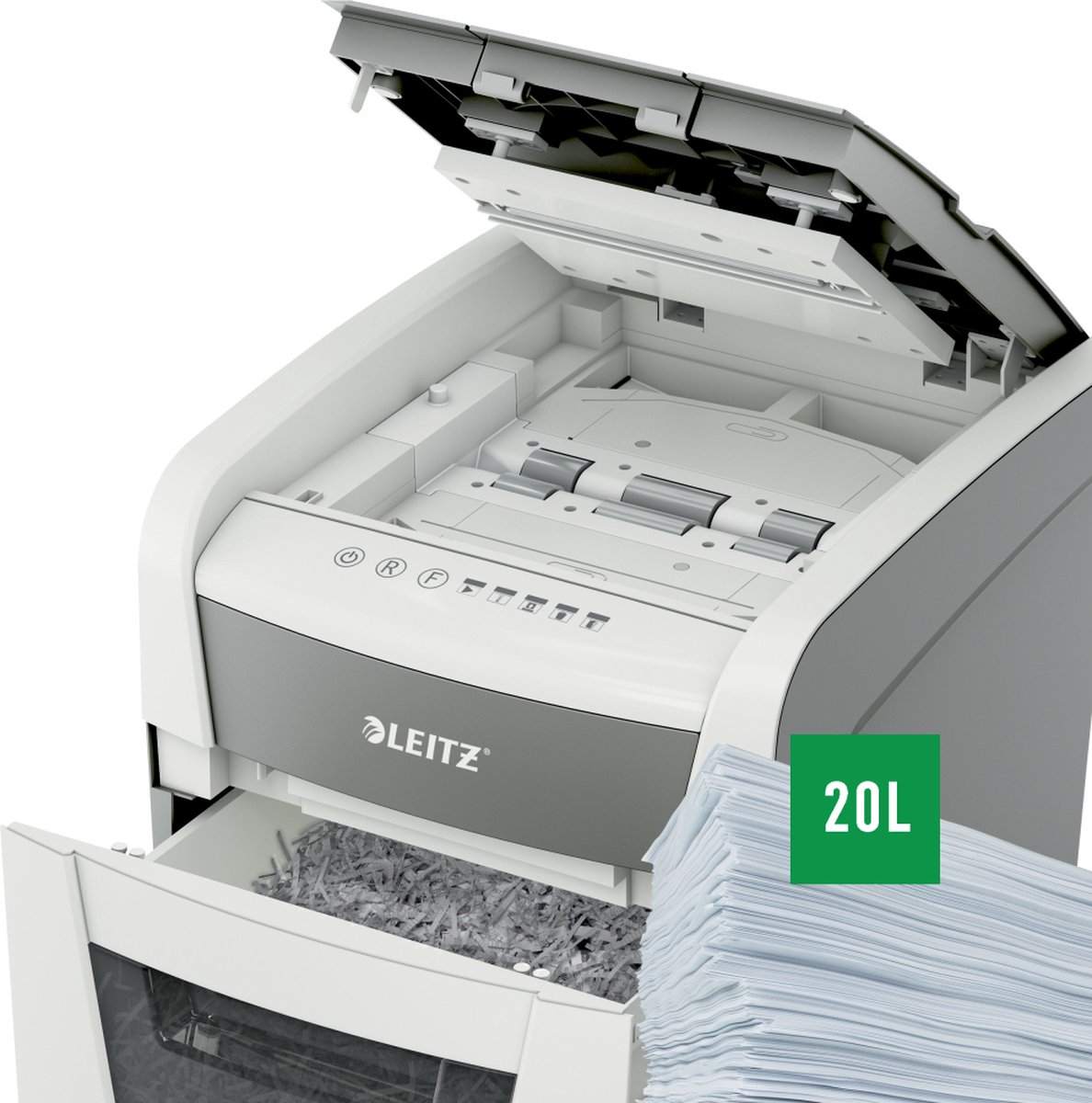 Leitz IQ Autofeed 50X: Volautomatische papierversnipperaar thumbnail 7