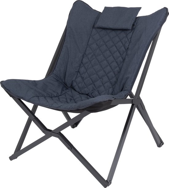 Bo-Camp - Industrial - Relaxstoel - Molfat - Cationic - Blauw van Bo-Camp — afbeelding 3